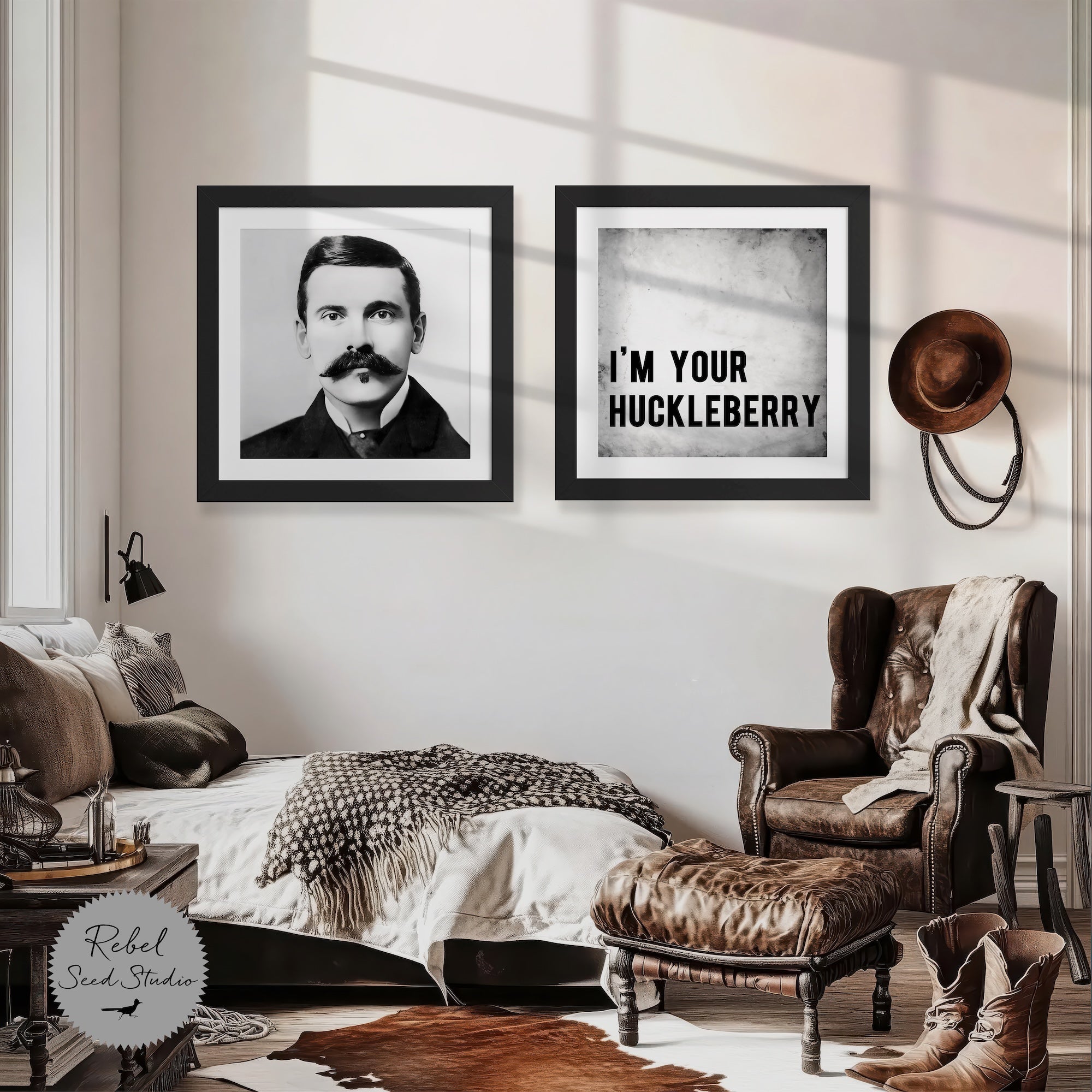 Doc Holliday | Tombstone Movie Quote: I'm Your Huckleberry (Art Print Bundle)