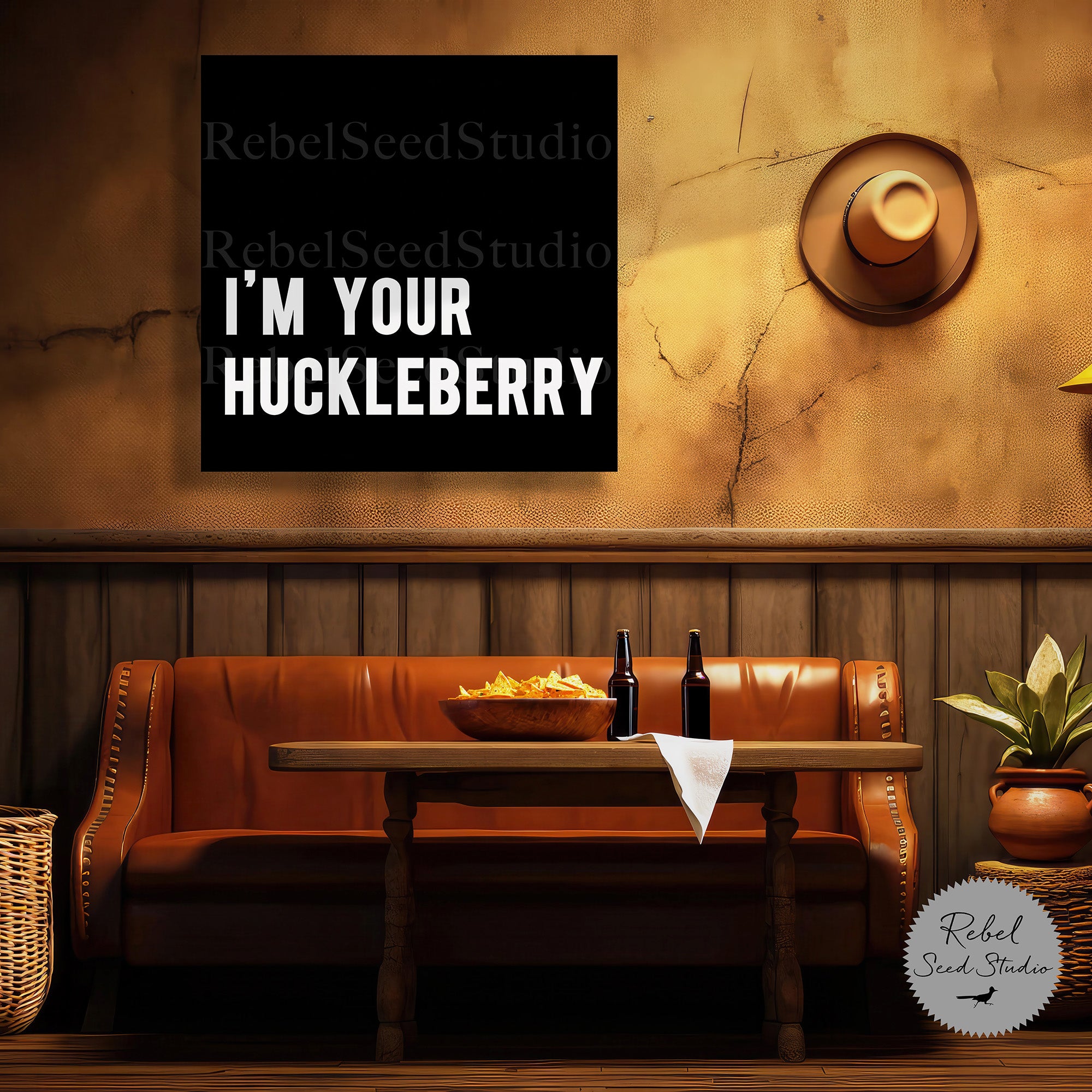 I'm Your Huckleberry (Art Print)