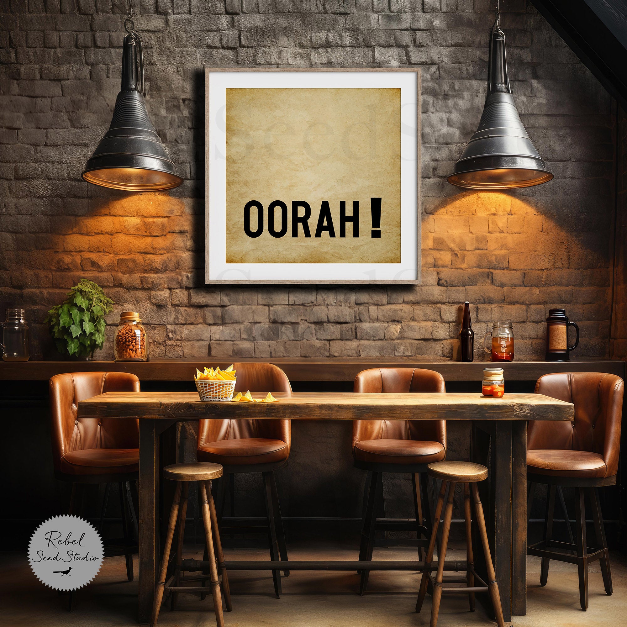 Oorah (Limited Release - Word Art Print)