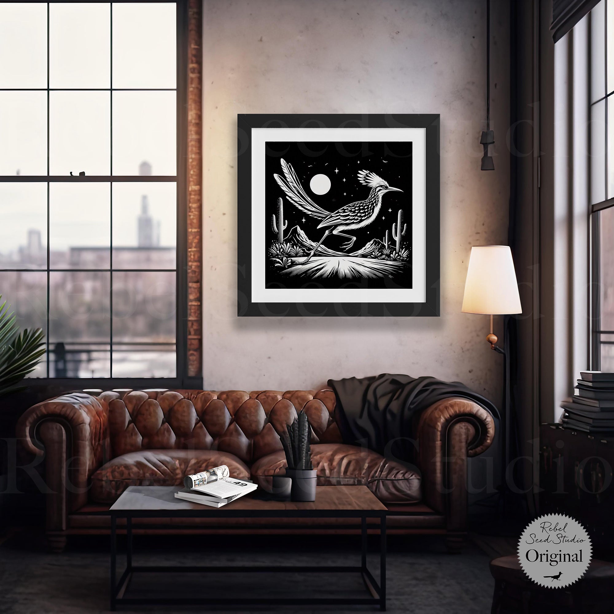 Roadrunner Moon (Art Print)