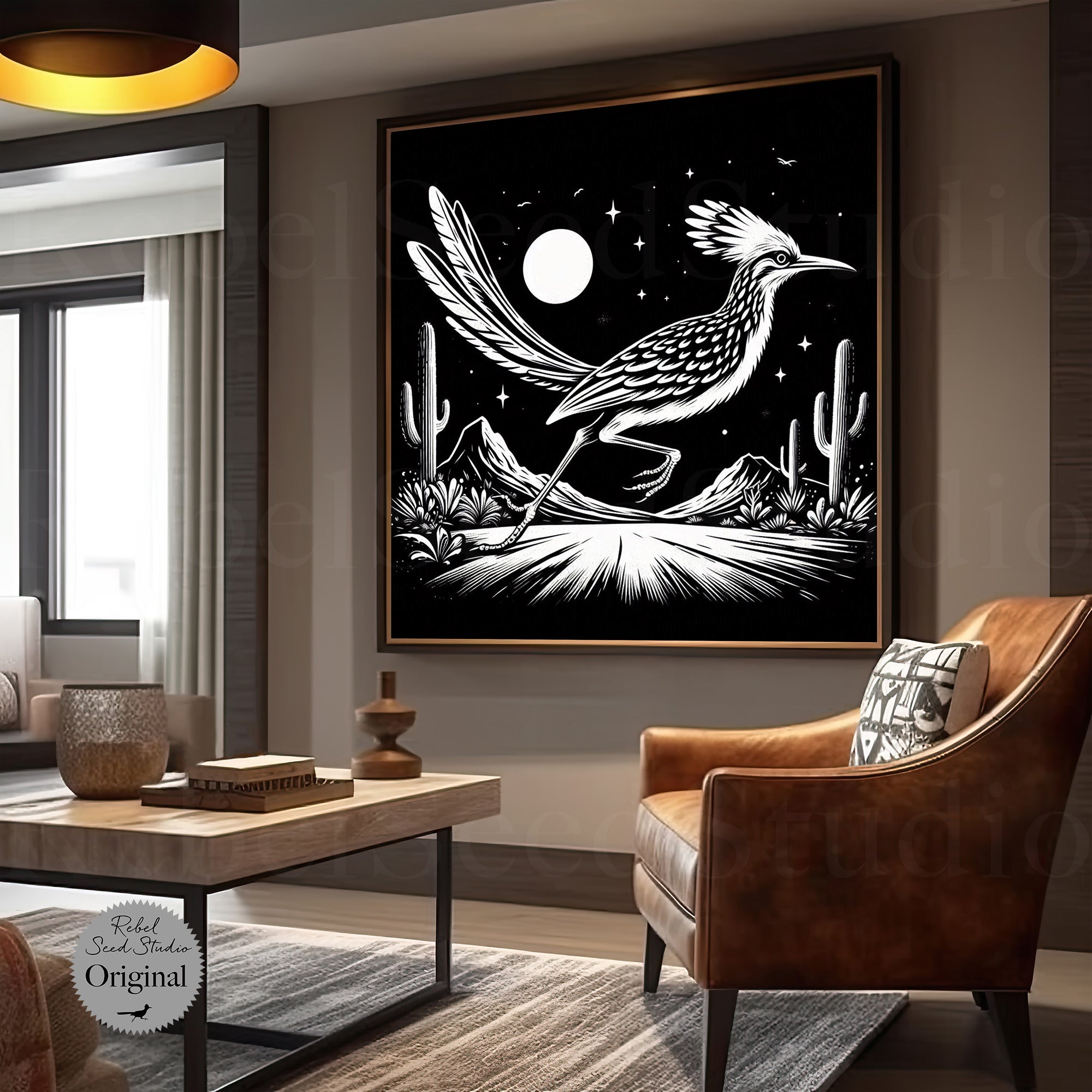 Roadrunner Moon (Art Print)