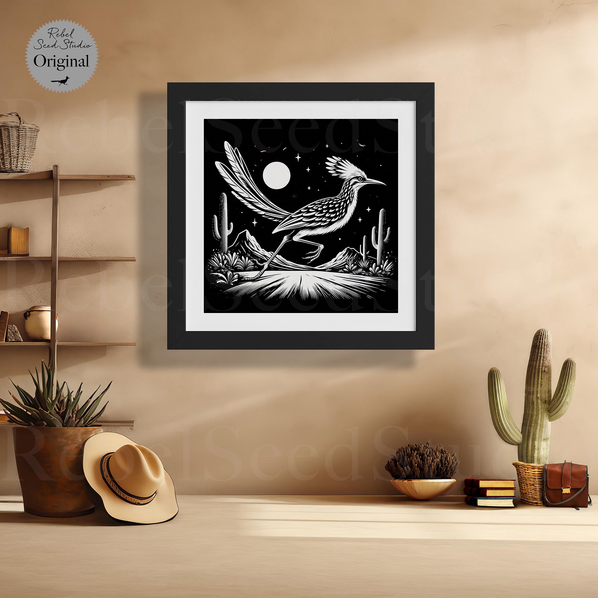 Roadrunner Moon (Art Print)