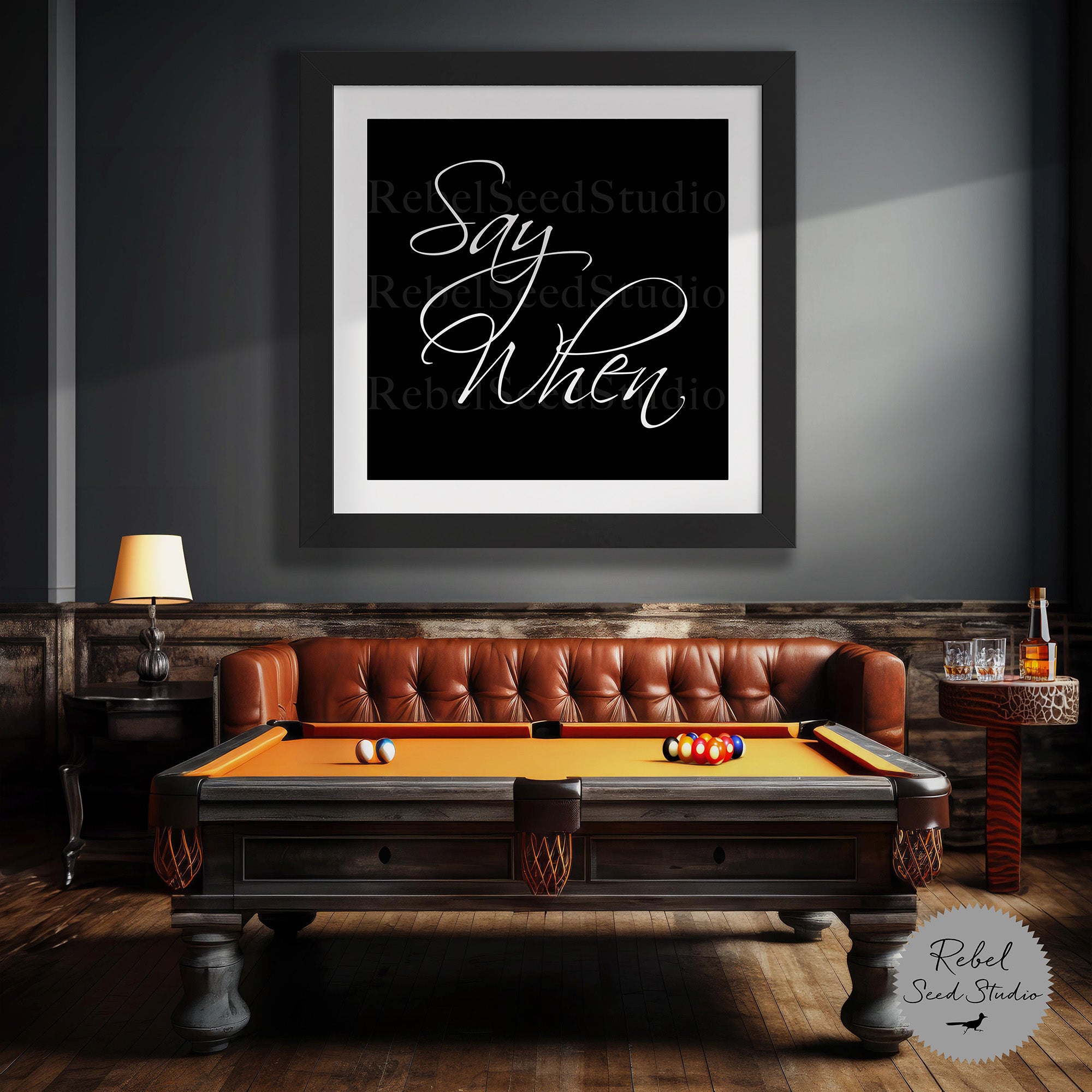 Say When (Art Print)