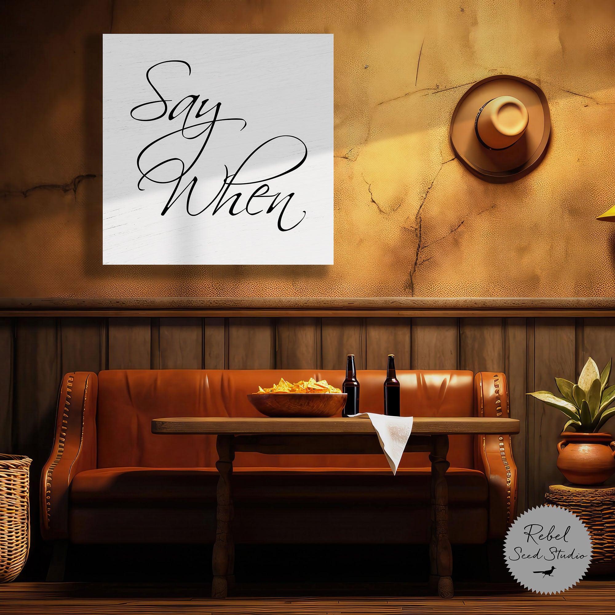 Say When (Art Print)